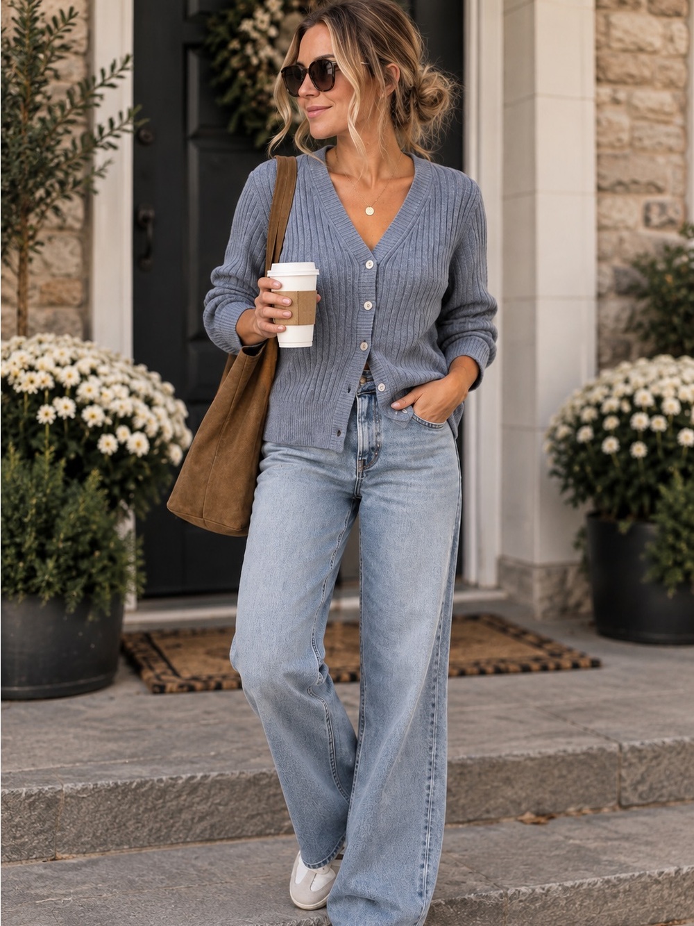 Pure by Alfred Sung 100% Cotton Top Size L — Casual Everyday Blouse